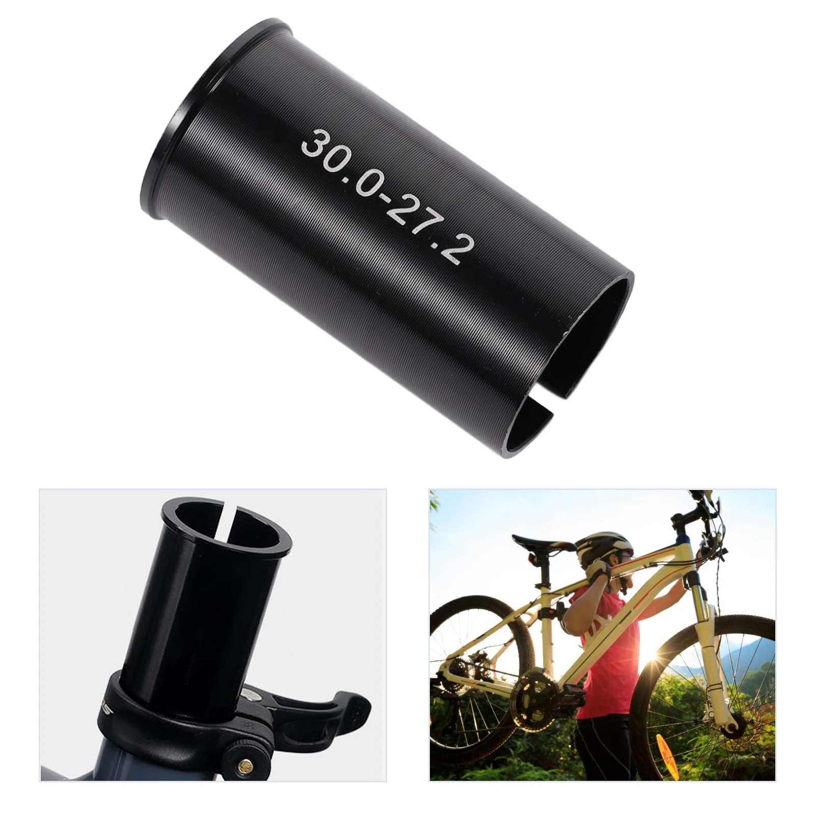 Universal Aluminum Alloy Bike Seatpost Tube Adapter 30.0 To 27.2Mm Lightweight Rustproof For Road Bicycle Accessories
Universal Aluminum Alloy Bike Seatpost Tube Adapter 30.0 To 27.2Mm Lightweight Rustproof For Road Bicycle Accessories