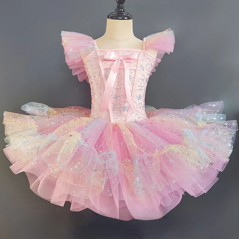 Performance Professional Ballet Tutu Dress Girls Kids Swan Lake Ballerina Dance Costume Party Dance Ballet Princess Dress
Performance Professional Ballet Tutu Dress Girls Kids Swan Lake Ballerina Dance Costume Party Dance Ballet Princess Dress