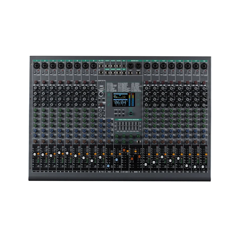 High Quality DJ Music Mixer 14 Dual DSP Console 14 Channel Dual DSP Professional Mixer Audio Mixer
High Quality DJ Music Mixer 14 Dual DSP Console 14 Channel Dual DSP Professional Mixer Audio Mixer