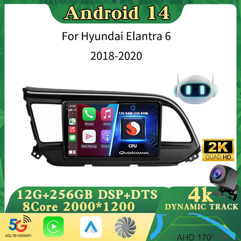 Android 14 Car Radio For Hyundai Elantra 6 2018 2019 2020 Multimedia Video GPS Wireless Carplay Auto QLED Screen Head Unit
Android 14 Car Radio For Hyundai Elantra 6 2018 2019 2020 Multimedia Video GPS Wireless Carplay Auto QLED Screen Head Unit