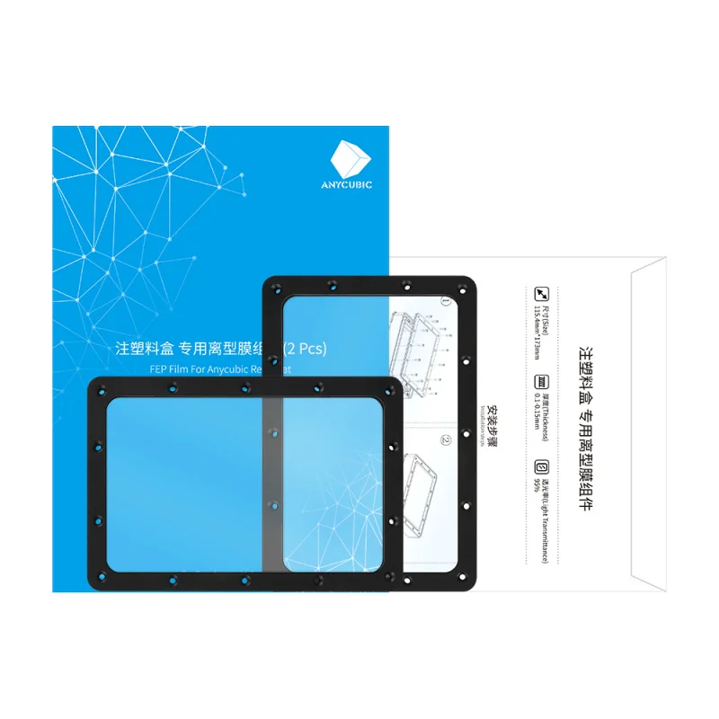 Совершенно новый оригинал для ANYCUBIC Mono (2k/4k), совместимая с светоотверждаемой пленкой для 3D-принтера, аксессуары
Совершенно новый оригинал для ANYCUBIC Mono (2k/4k), совместимая с светоотверждаемой пленкой для 3D-принтера, аксессуары