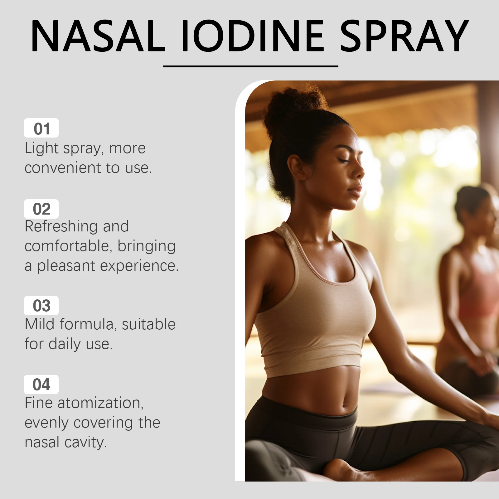 Nasal Cleaning Spray Relieving Nasal Cavity Congestion Soothing Mucosa Removing Pollution Mild Formula Nourishing Nose Care Tool
Nasal Cleaning Spray Relieving Nasal Cavity Congestion Soothing Mucosa Removing Pollution Mild Formula Nourishing Nose Care Tool