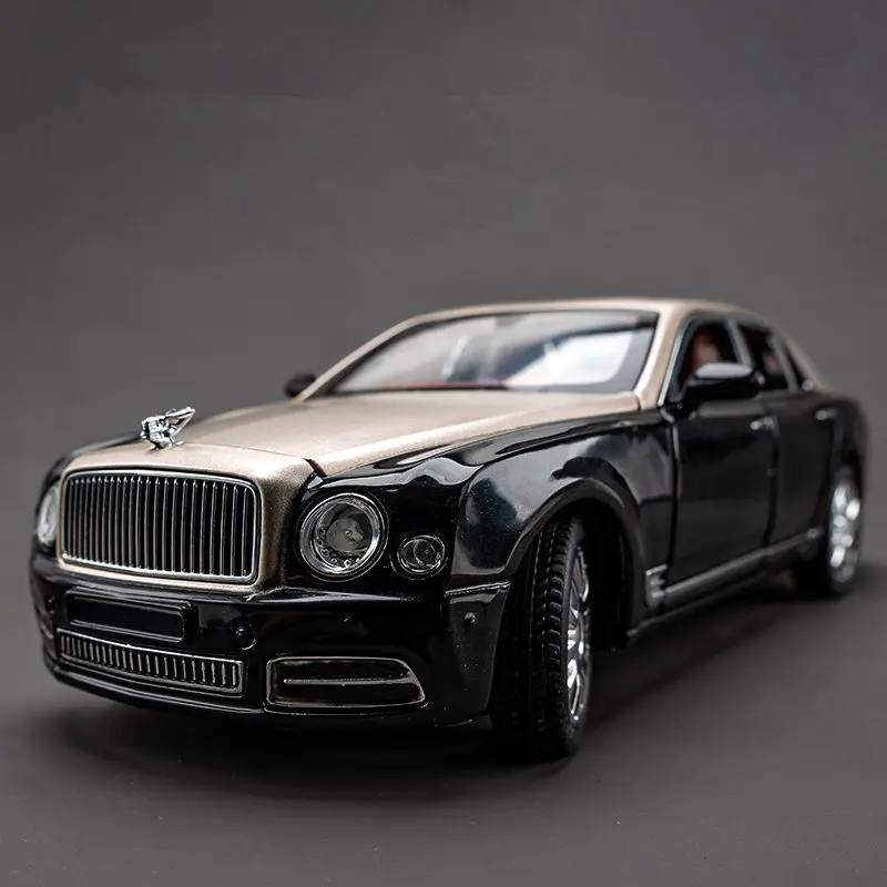 1:24 Mulsanne Alloy Limousine Car Model Diecast Metal Classic Luxy Vehicles Car Model Simulation Sound and Light Collection Gift
1:24 Mulsanne Alloy Limousine Car Model Diecast Metal Classic Luxy Vehicles Car Model Simulation Sound and Light Collection Gift