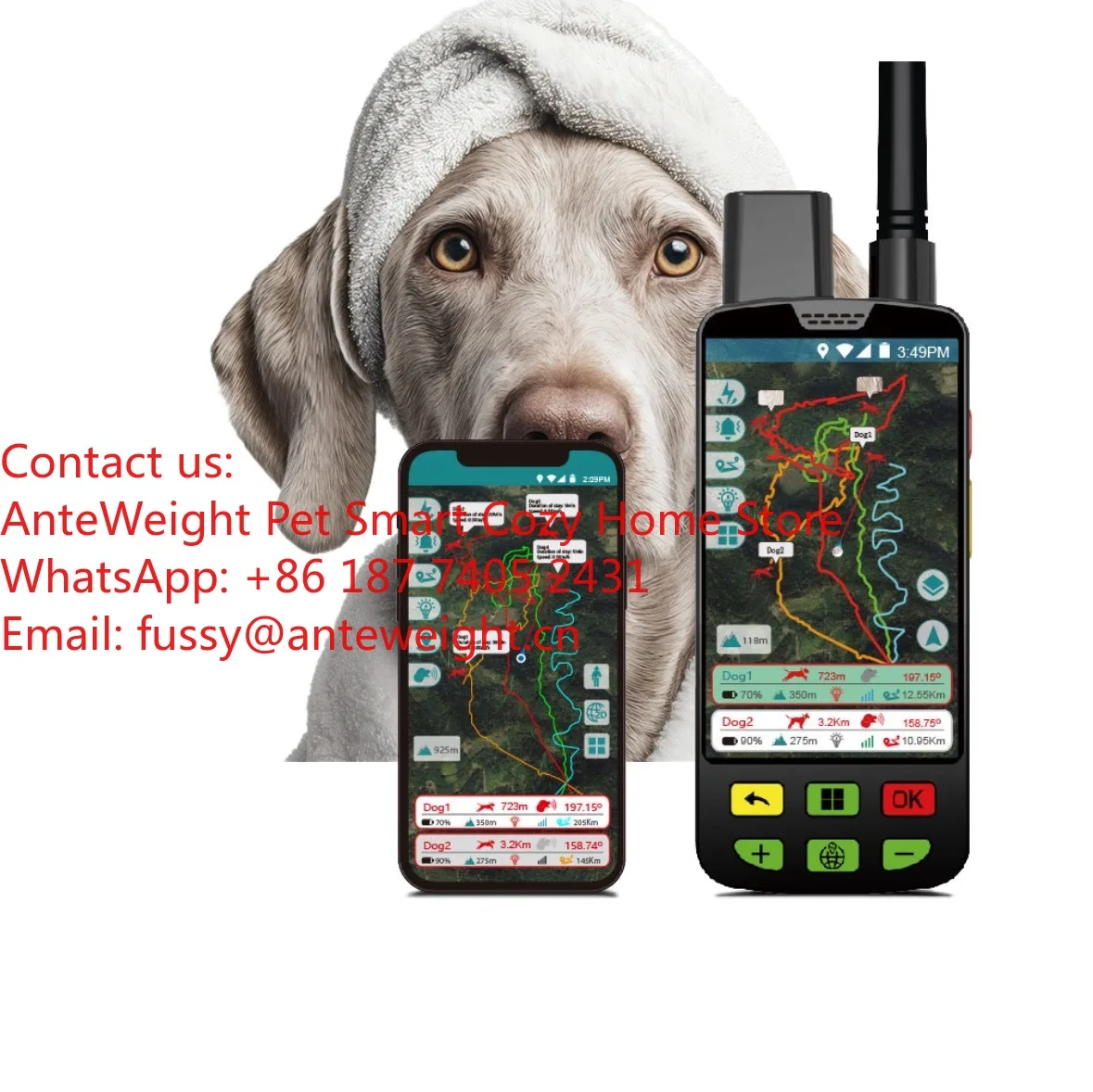 GPS-трекер для собак с 4G VHF, дальнего действия, для отслеживания на больших расстояниях, ударопрочный IP68, для охоты в лесу
GPS-трекер для собак с 4G VHF, дальнего действия, для отслеживания на больших расстояниях, ударопрочный IP68, для охоты в лесу
