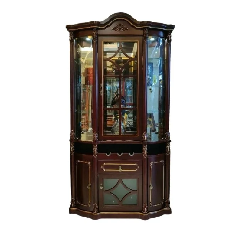 American living room wine cabinet classical decorative cabinet dining room locker household wall display cabinet
American living room wine cabinet classical decorative cabinet dining room locker household wall display cabinet