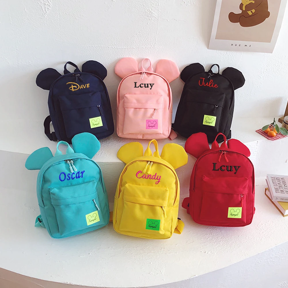 Candy Color Personalized Kindergarten Schoolbag Embroidered Name Cartoon Cute Boys Girls Schoolbag Custom Baby Traveling Bag
Candy Color Personalized Kindergarten Schoolbag Embroidered Name Cartoon Cute Boys Girls Schoolbag Custom Baby Traveling Bag