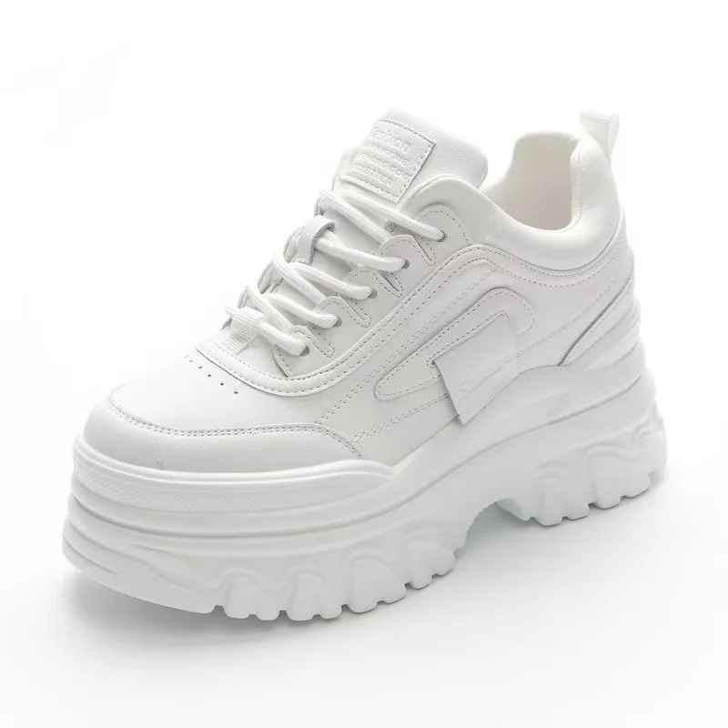 2026 New 9cm High Heel Genuine Leather Women Shoes Chunky Sneakers Wedge Platform Shoes Summer Women Breathable Comfy Footwear
2026 New 9cm High Heel Genuine Leather Women Shoes Chunky Sneakers Wedge Platform Shoes Summer Women Breathable Comfy Footwear