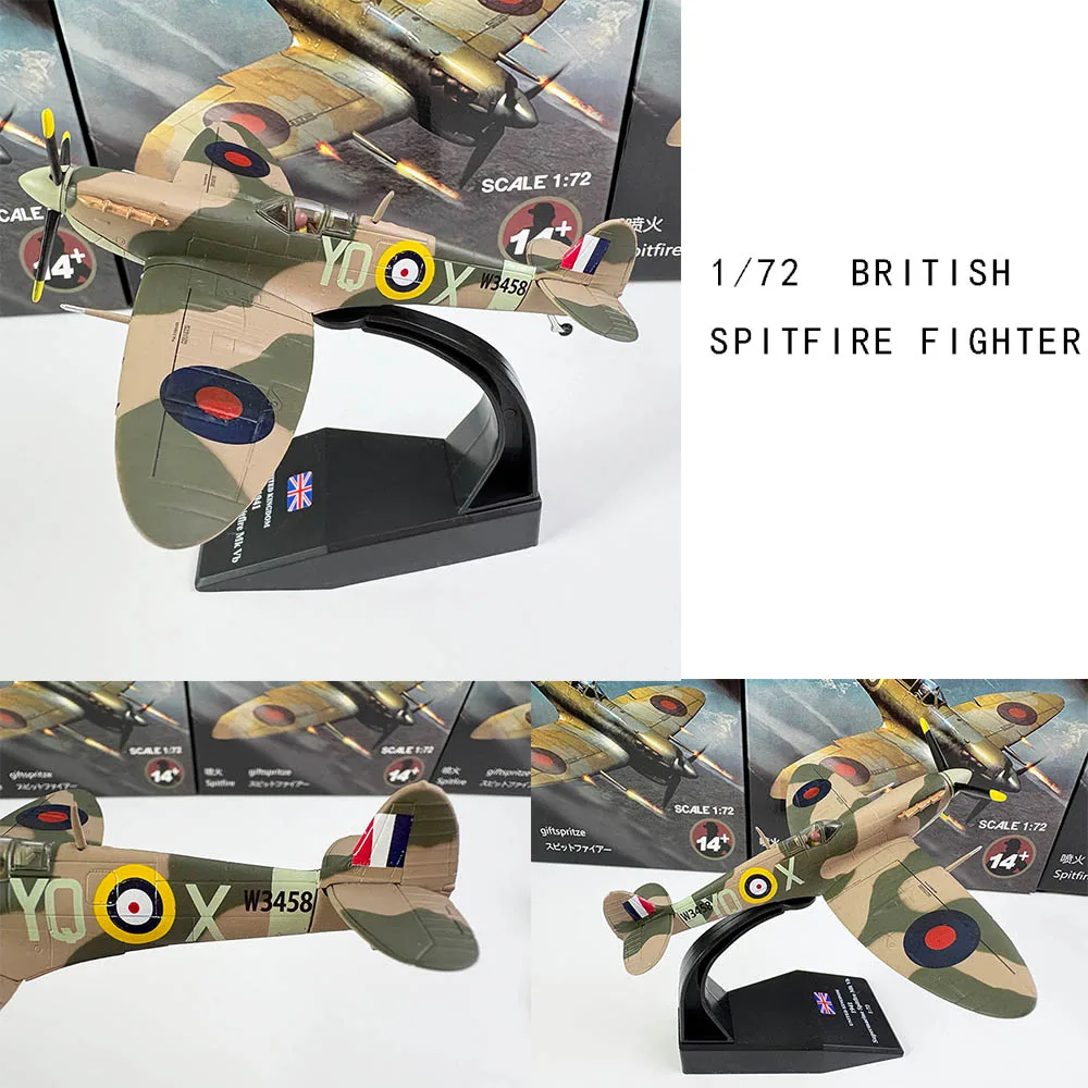 1:72 1/72 Scale WWII British Spitfire Fighter Plane Diecast Metal Airplane Aircraft Ornament Finished Model Collection or Gifts
1:72 1/72 Scale WWII British Spitfire Fighter Plane Diecast Metal Airplane Aircraft Ornament Finished Model Collection or Gifts