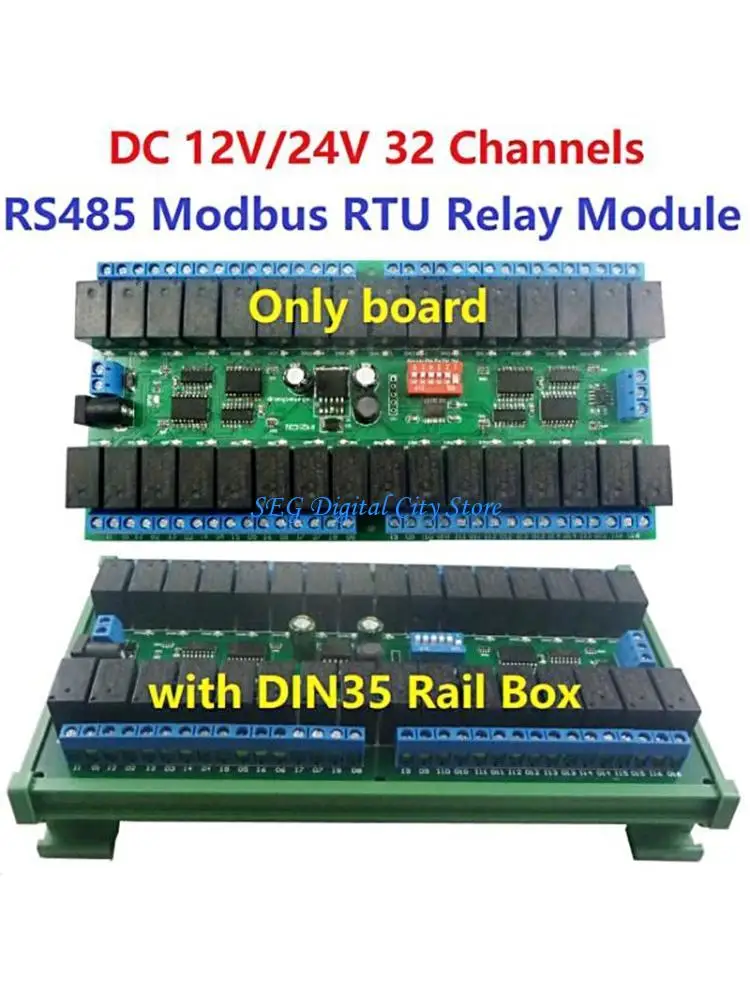 U75B Universal 32 Channel Control Board Modbus RTU For Door Lock Motor LED
U75B Universal 32 Channel Control Board Modbus RTU For Door Lock Motor LED