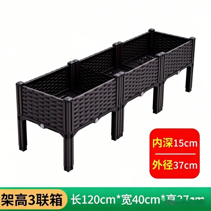 Large 3-Tier Planter Box Elevated 120x40x37cm Plastic Vegetable Flower Grow Pot for Balcony Garden Outdoor Yard Patio - Wholesa
Large 3-Tier Planter Box Elevated 120x40x37cm Plastic Vegetable Flower Grow Pot for Balcony Garden Outdoor Yard Patio - Wholesa