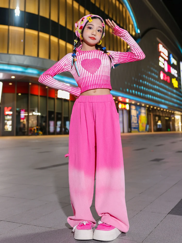 Children's Jazz Costumes Trendy Cool Sleeve off-the-Shoulder Top Suit Girls Dancing Dress Dopamine Catwalk Trendy Clothes Women
Children's Jazz Costumes Trendy Cool Sleeve off-the-Shoulder Top Suit Girls Dancing Dress Dopamine Catwalk Trendy Clothes Women