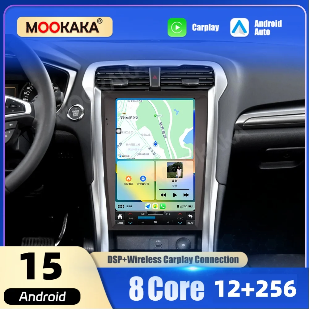 12.1'' Автомагнитола Android 15 для Ford Fusion Mondeo MK5 2013-2018 с беспроводным CarPlay, интеллектуальные автомобильные системы, автомобильная мультимедиа
12.1'' Автомагнитола Android 15 для Ford Fusion Mondeo MK5 2013-2018 с беспроводным CarPlay, интеллектуальные автомобильные системы, автомобильная мультимедиа