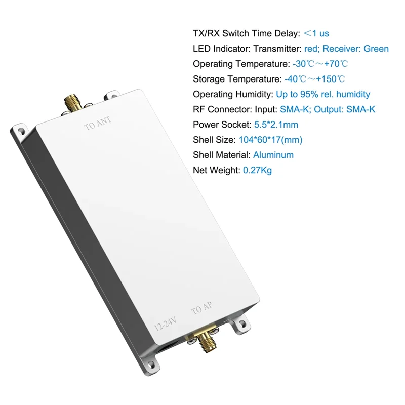 OFSS-Drone Wifi Repeater Bidirection 5.8G Amplifier Full Wifi Booster Receive Transmitter Dual Gain Wireless Extender
OFSS-Drone Wifi Repeater Bidirection 5.8G Amplifier Full Wifi Booster Receive Transmitter Dual Gain Wireless Extender