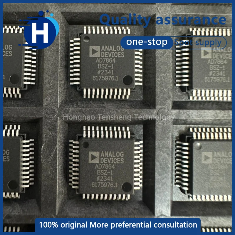 1 x high-quality AD7864BSZ-1 AD7864 analogue-to-digital converter IC in an MQFP-44 package
1 x high-quality AD7864BSZ-1 AD7864 analogue-to-digital converter IC in an MQFP-44 package
