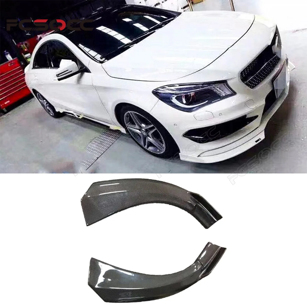 Carbon Fiber Car Front Bumper Splitter Aprons Lip Spoiler Body Kit For Benz CLA Class W117 C117 CLA250 260 CLA45 2014 2015 2016
Carbon Fiber Car Front Bumper Splitter Aprons Lip Spoiler Body Kit For Benz CLA Class W117 C117 CLA250 260 CLA45 2014 2015 2016