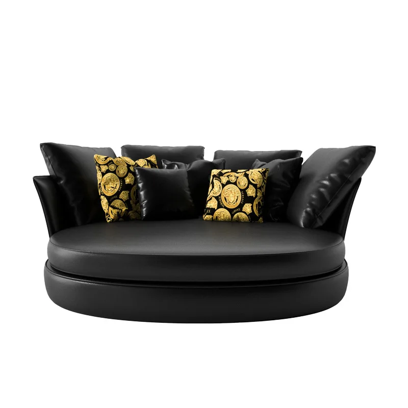 Single chair Round recliner Post-modern minimalist living room Home high-end luxury villa leisure chair
Single chair Round recliner Post-modern minimalist living room Home high-end luxury villa leisure chair