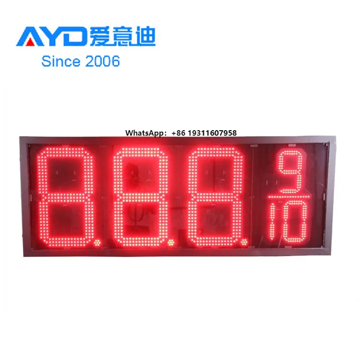 Popular Product Rectangle Luminescence LED Panels for Gas StationLED Price Sign 7 Segment LED Display
Popular Product Rectangle Luminescence LED Panels for Gas StationLED Price Sign 7 Segment LED Display