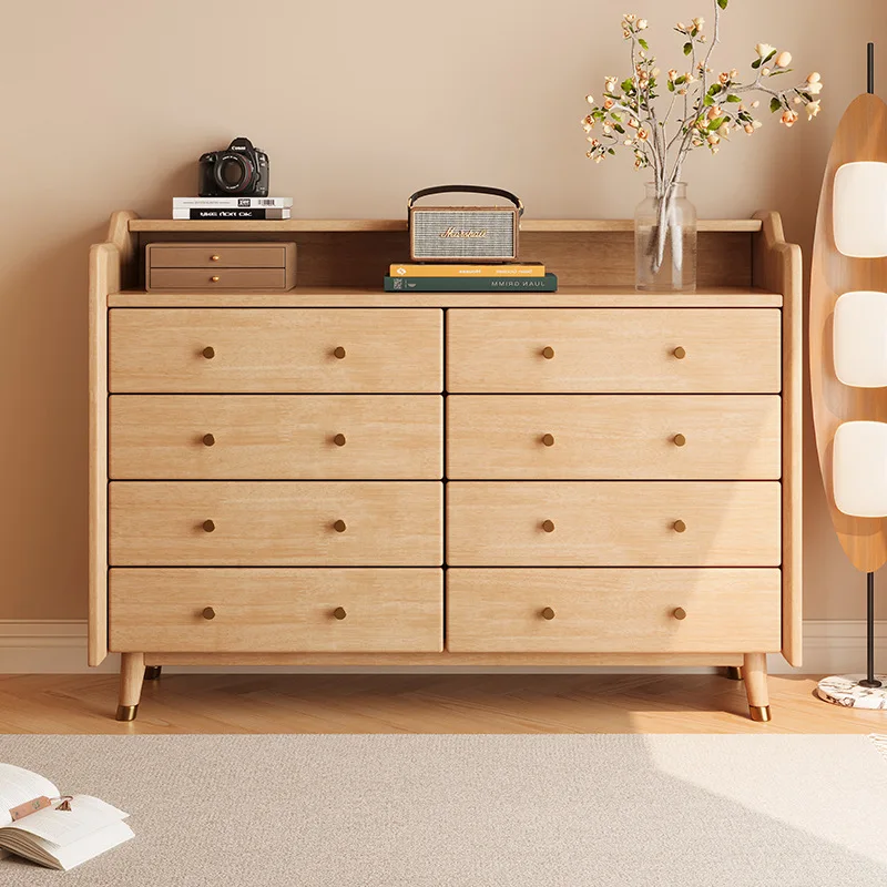 All-solid wood bedroom drawer living room storage solid wood chest of drawers
All-solid wood bedroom drawer living room storage solid wood chest of drawers