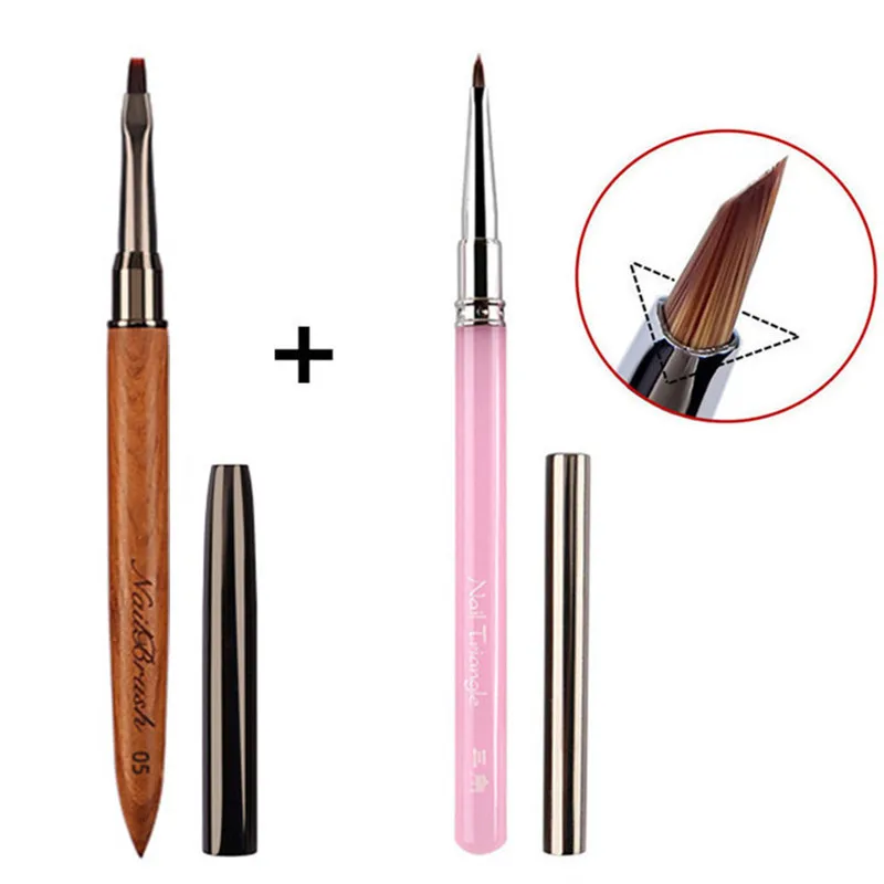 2PC Nail Art Brushes Set Nail Triangular Petal Liner Brush Nail Painting Pen Acrylic UV Gel Brushes Crystal Manicure Tool
2PC Nail Art Brushes Set Nail Triangular Petal Liner Brush Nail Painting Pen Acrylic UV Gel Brushes Crystal Manicure Tool