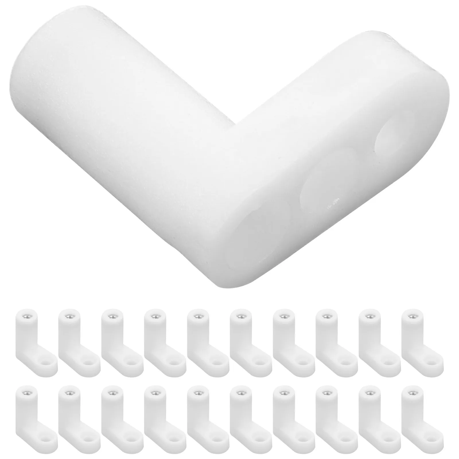 50Set Plastic L-Shaped Pcb Standoffs Motherboard Mounting Brackets Insulated Spacer Feet with Screws for Arcade Console Game
50Set Plastic L-Shaped Pcb Standoffs Motherboard Mounting Brackets Insulated Spacer Feet with Screws for Arcade Console Game
