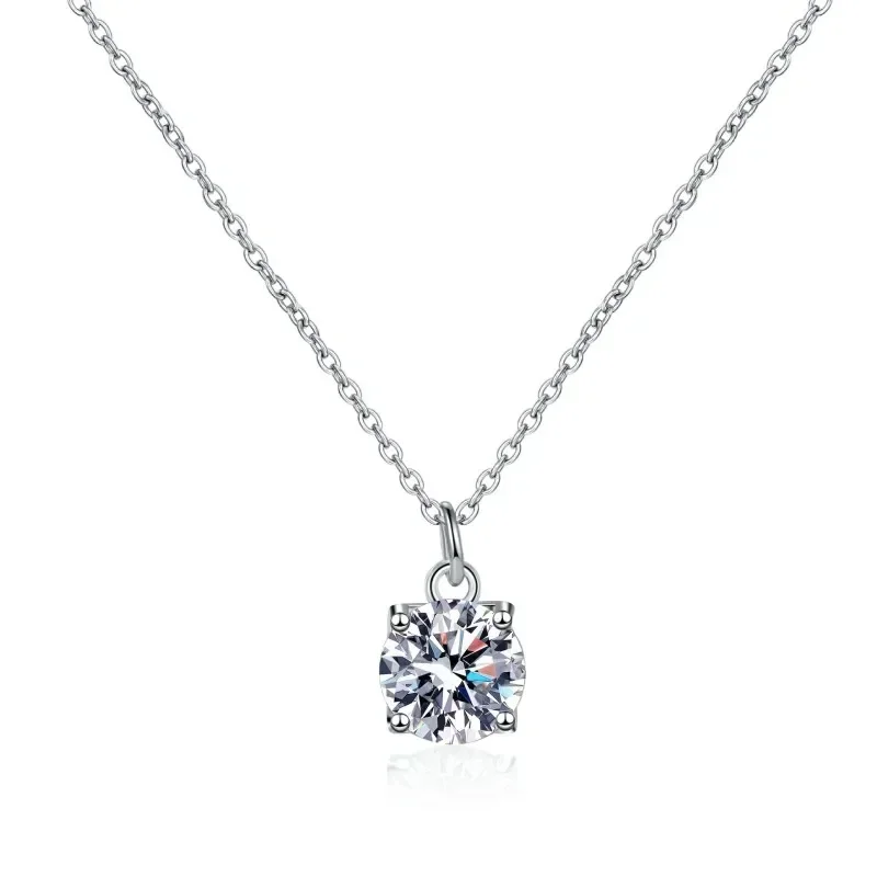 Classic 1ct Moissanite Pendant for Women Platinum PT950 Wedding Shiny Lab Diamond Necklace White Gold Sparkly Chain Fine Jewelry
Classic 1ct Moissanite Pendant for Women Platinum PT950 Wedding Shiny Lab Diamond Necklace White Gold Sparkly Chain Fine Jewelry