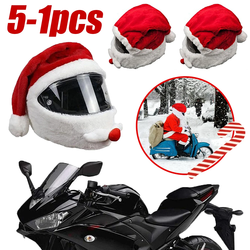 1-5Pcs Motorcycle Santa Claus Funny Cover Elastic Personalized Helmets Plush Santa Claus Christmas Hat for Outdoor Party Xmas
1-5Pcs Motorcycle Santa Claus Funny Cover Elastic Personalized Helmets Plush Santa Claus Christmas Hat for Outdoor Party Xmas