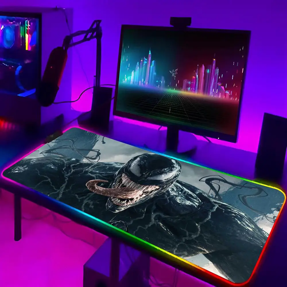 VenomS Mouse Pad Gaming Rgb Mousepad Cute Backlit Keyboard Gamer Girl Xxl Laptop Mat Table Pads Deskpad
VenomS Mouse Pad Gaming Rgb Mousepad Cute Backlit Keyboard Gamer Girl Xxl Laptop Mat Table Pads Deskpad