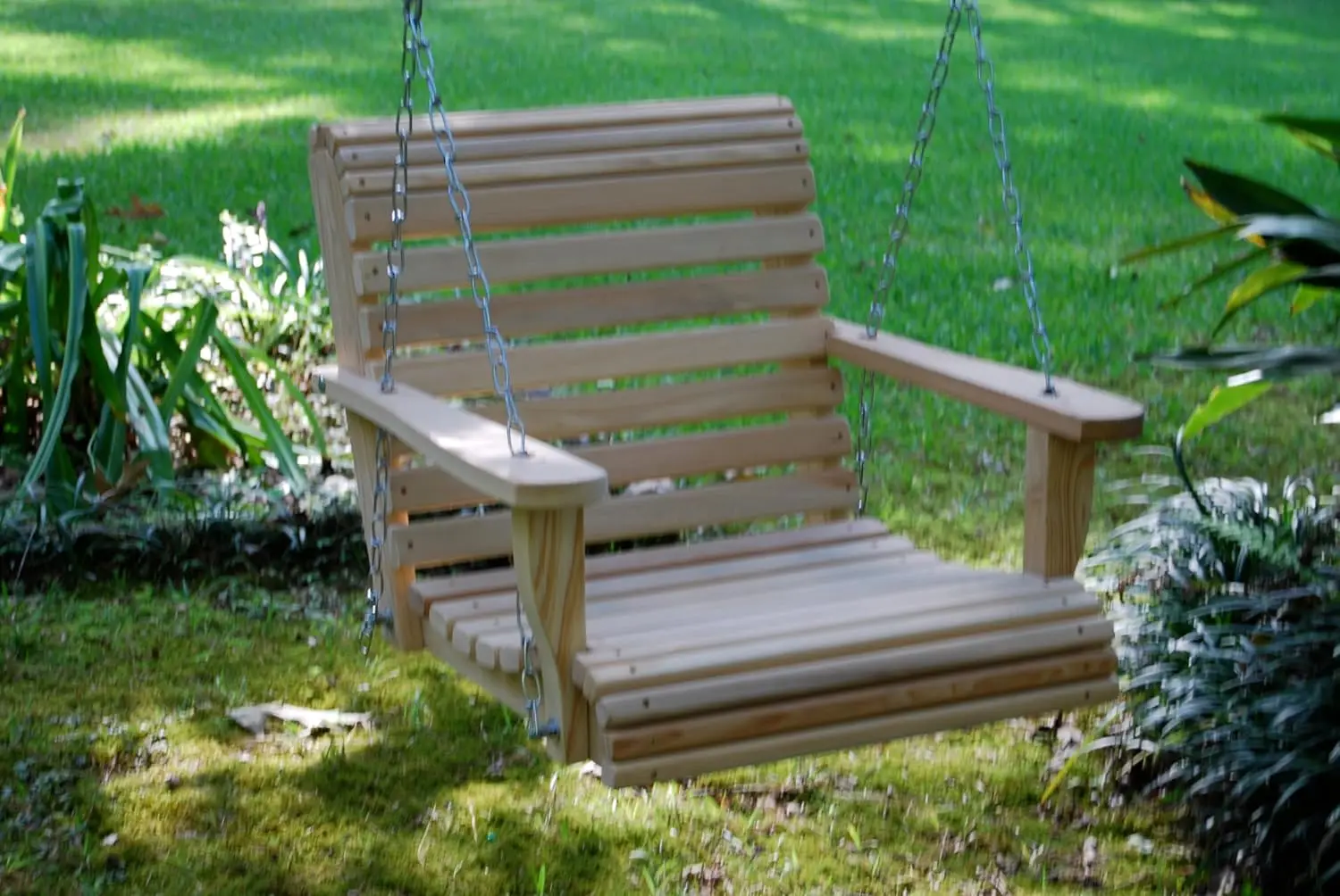 2FT Wooden Roll Porch Swing w/ Hanging Hardware & Cup Holders, Customized
2FT Wooden Roll Porch Swing w/ Hanging Hardware & Cup Holders, Customized