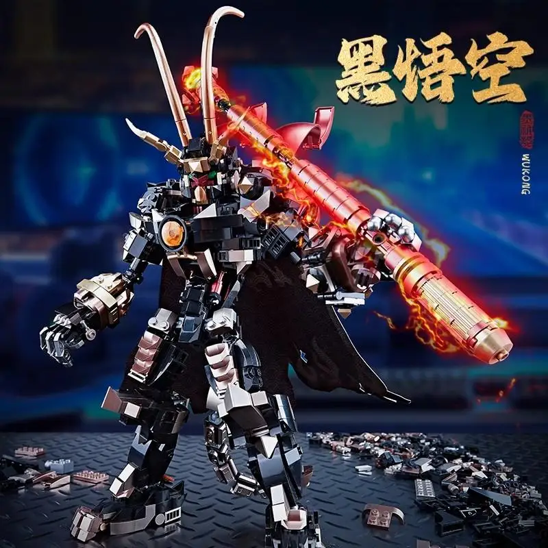 Black Monkey King Machine Puzzle Building Blocks Decoration 8-10 Years Old Boy Birthday Gift Model Mythical Character Decoration
Black Monkey King Machine Puzzle Building Blocks Decoration 8-10 Years Old Boy Birthday Gift Model Mythical Character Decoration