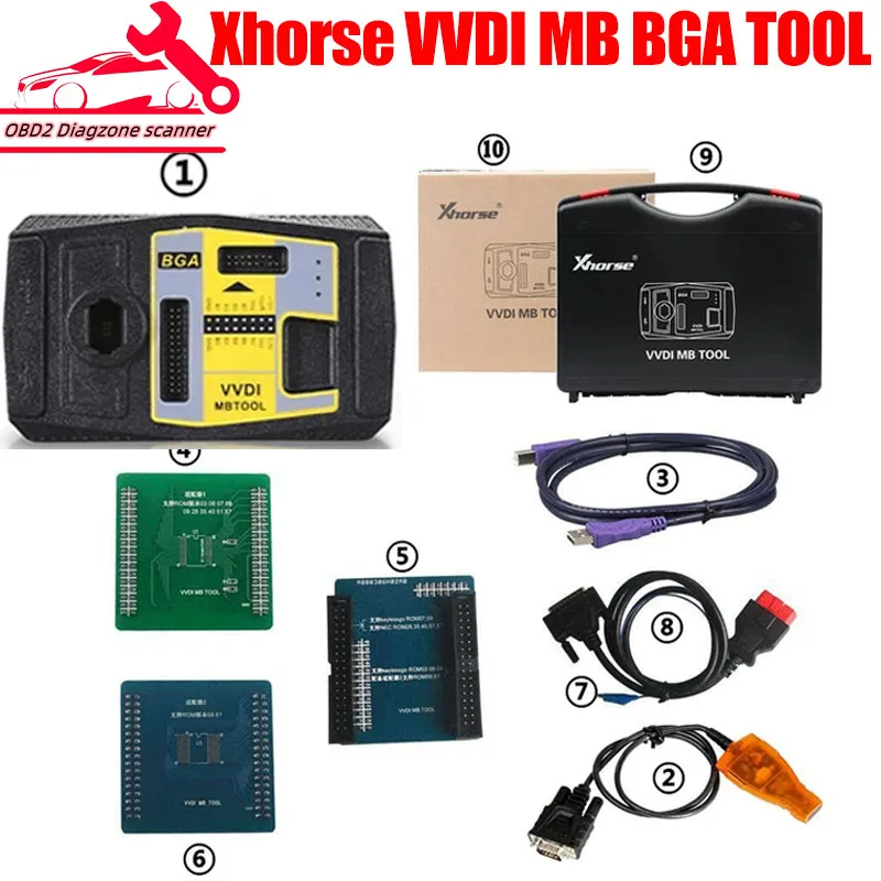 Инструмент для программирования ключей Xhorse VVDI MB BGA VVDI MB V5.1.6 для Mercedes Benz, инструмент для программирования ключей XHORSE VVDI MAX PRO VVDI PROG
Инструмент для программирования ключей Xhorse VVDI MB BGA VVDI MB V5.1.6 для Mercedes Benz, инструмент для программирования ключей XHORSE VVDI MAX PRO VVDI PROG