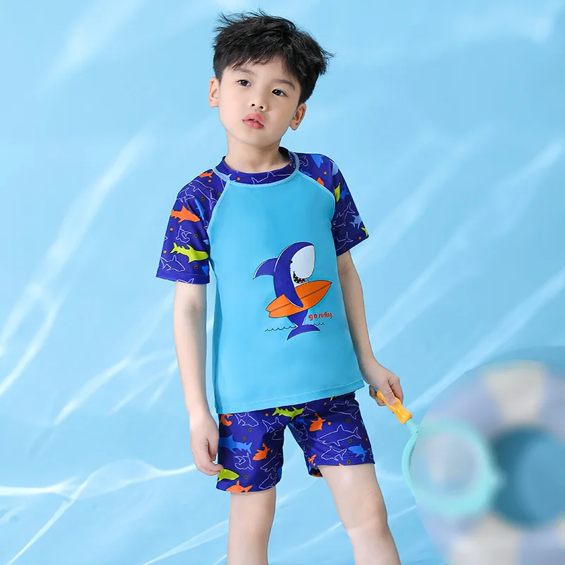Quick Dry Children's Swimwear for Boys New Split Suit Swimwear Set for Toddlers and Kids Includes Swimsuit and Swim Trunks
Quick Dry Children's Swimwear for Boys New Split Suit Swimwear Set for Toddlers and Kids Includes Swimsuit and Swim Trunks