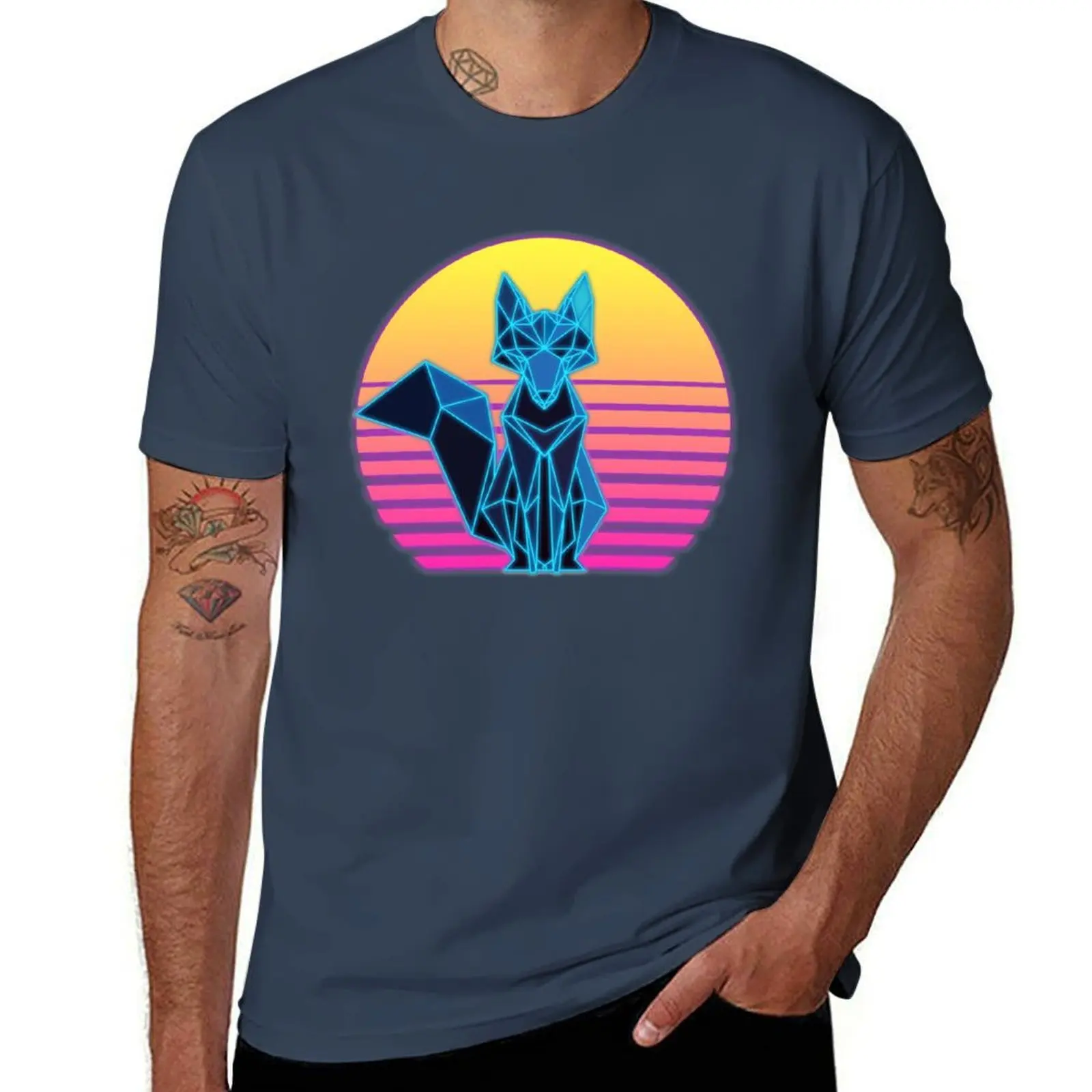 Synthwave Fox T-Shirt designer shirts oversize t-shirts man blacks new edition slim fit t shirts for men
Synthwave Fox T-Shirt designer shirts oversize t-shirts man blacks new edition slim fit t shirts for men