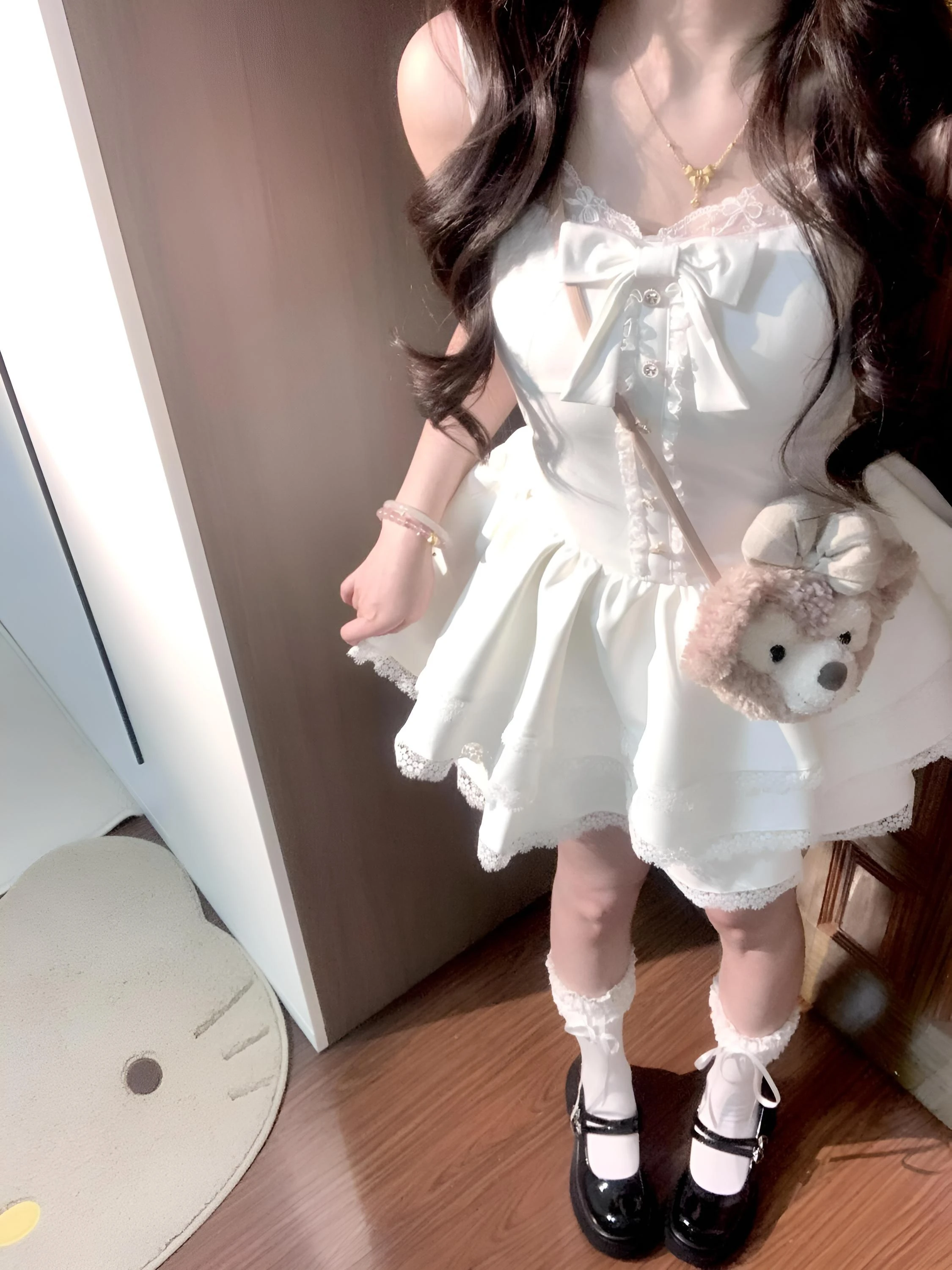Style Rich Girl Cardigan Coat Puffy Dress Two-Piece Set Autumn New Arrival Slimming Effect Quality Material for Teens
Style Rich Girl Cardigan Coat Puffy Dress Two-Piece Set Autumn New Arrival Slimming Effect Quality Material for Teens