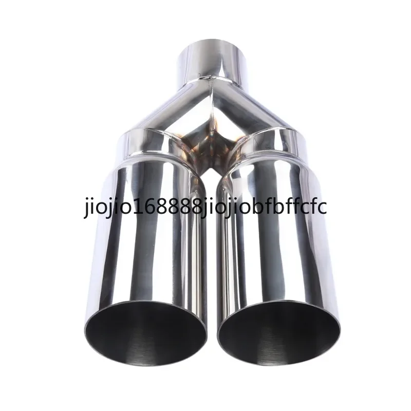 Suitable for automotive exhaust systems, universal 63mm intake 76mm exhaust dual cylinder stainless steel exhaust tailpipe
Suitable for automotive exhaust systems, universal 63mm intake 76mm exhaust dual cylinder stainless steel exhaust tailpipe