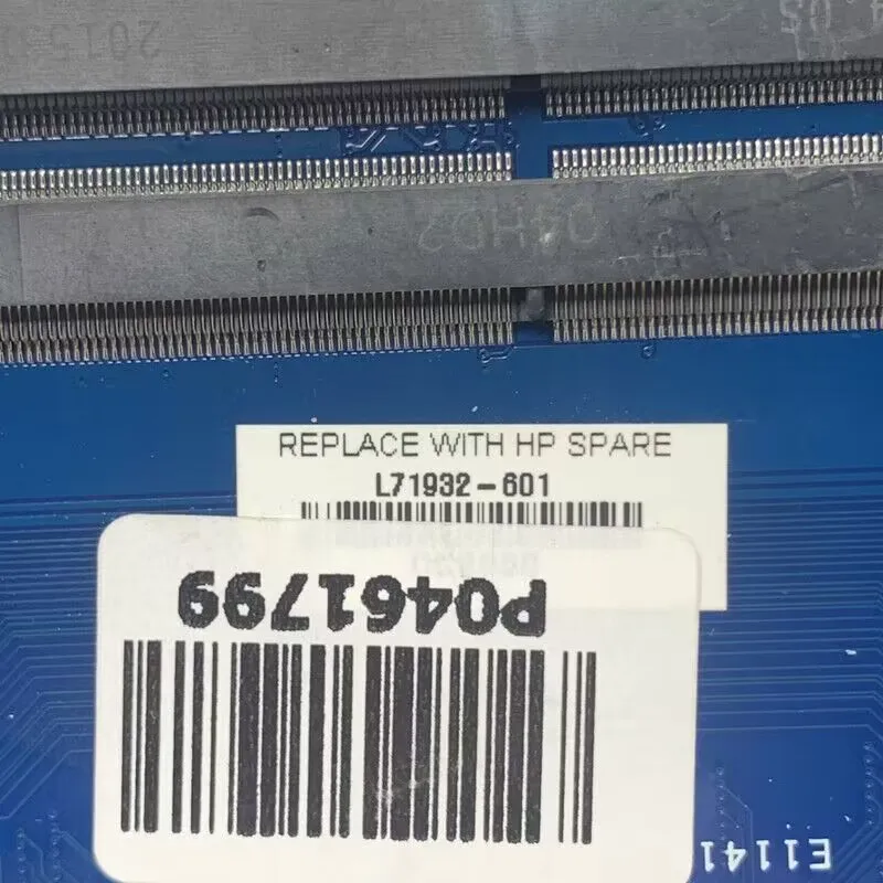 Материнская плата для ноутбука HP 15-EC L71932-001 L71932-501 L71932-601 W/Ryzen 7 3700U DAG3HBMBCD0 N18E-G0-A1 GTX1660TI, 100% протестировано 
Материнская плата для ноутбука HP 15-EC L71932-001 L71932-501 L71932-601 W/Ryzen 7 3700U DAG3HBMBCD0 N18E-G0-A1 GTX1660TI, 100% протестировано