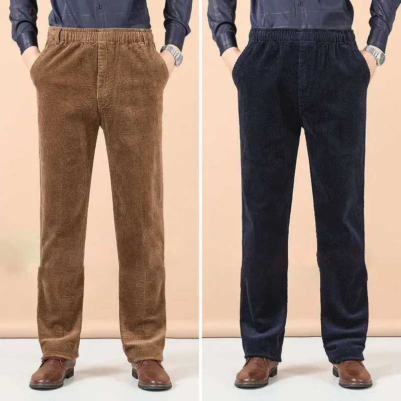 2023 Autumn Winter Thicken Men Casual Pants Straight Casual Loose Plush Male Trousers Elastic Pocket Corduroy Pants
2023 Autumn Winter Thicken Men Casual Pants Straight Casual Loose Plush Male Trousers Elastic Pocket Corduroy Pants