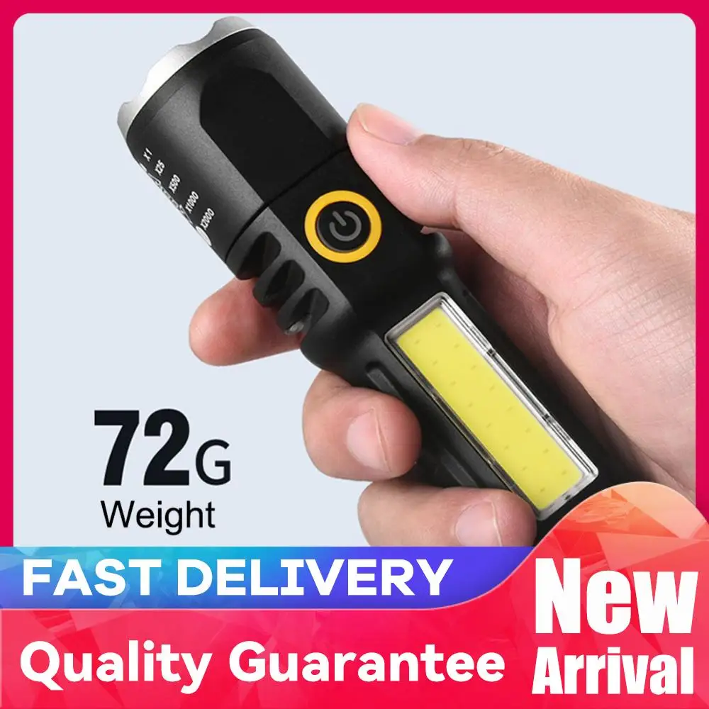 Водонепроницаемый аварийный фонарь XPE COB LED, фонарик с зарядкой Type-C USB, 4 режима, для кемпинга и рыбалки
Водонепроницаемый аварийный фонарь XPE COB LED, фонарик с зарядкой Type-C USB, 4 режима, для кемпинга и рыбалки