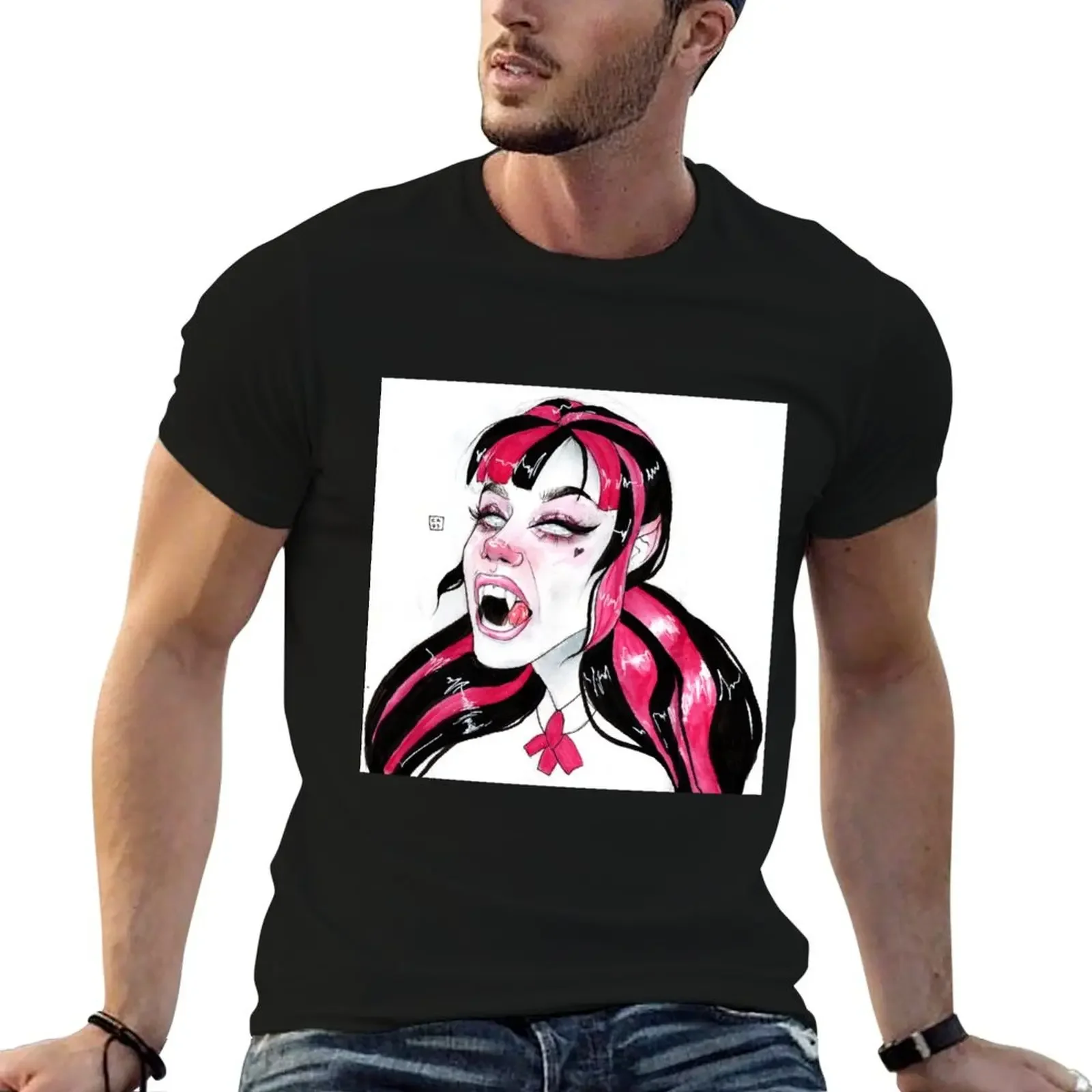 Draculaura T-Shirt luxury clothing labubu vintage t shirts valentines clothes black t-shirts for men
Draculaura T-Shirt luxury clothing labubu vintage t shirts valentines clothes black t-shirts for men