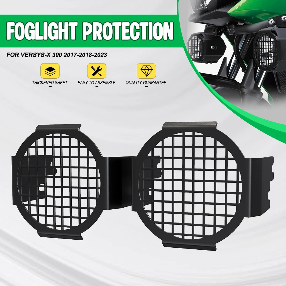Motorcycle LED Fog Light Protector Guard Lamp Cover FOR KAWASAKI VERSYS-X 300 2017-2018-2019-2020-2021-2022-2023
Motorcycle LED Fog Light Protector Guard Lamp Cover FOR KAWASAKI VERSYS-X 300 2017-2018-2019-2020-2021-2022-2023