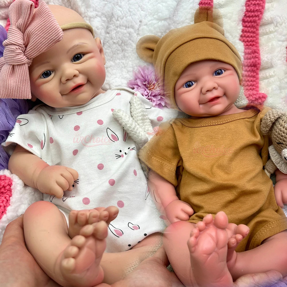 Adorable 17Inch Girl/Boy Vivienne Handmade Silicone Reborn Baby Soft Lifelike Weighted Doll Art Model for Artist Collectors
Adorable 17Inch Girl/Boy Vivienne Handmade Silicone Reborn Baby Soft Lifelike Weighted Doll Art Model for Artist Collectors