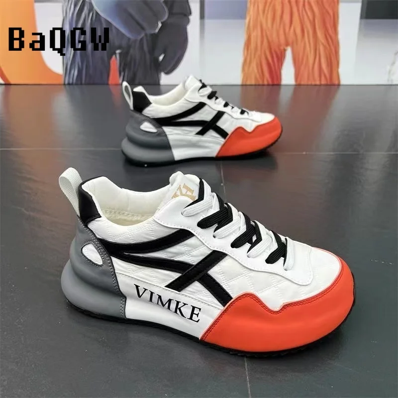 9 Colors Color Block Designer Chunky Sneakers Men Running Shoes Fashion Casual Leather Height Increased Flat Platform Board Shoe
9 Colors Color Block Designer Chunky Sneakers Men Running Shoes Fashion Casual Leather Height Increased Flat Platform Board Shoe