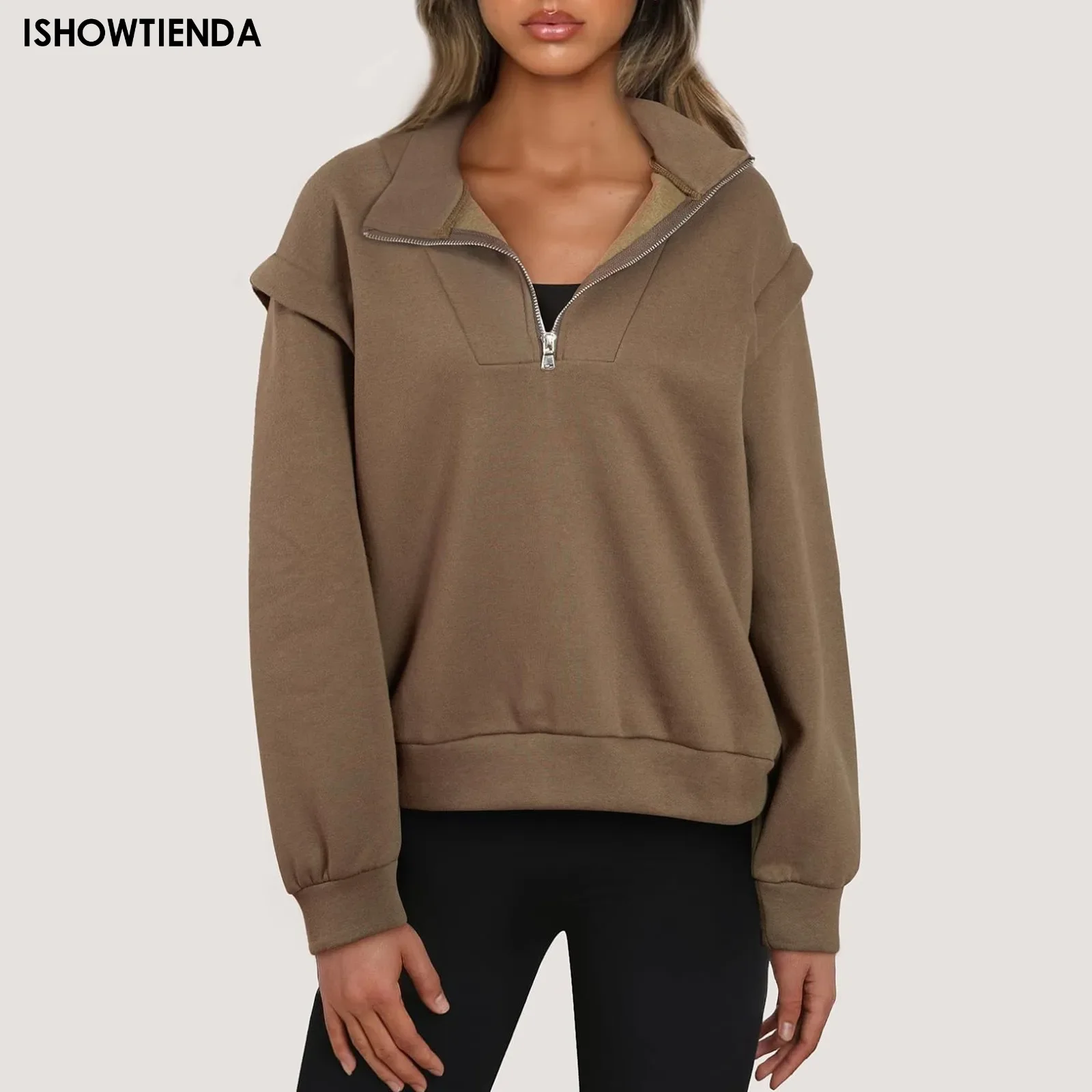Women's Sweatshirt Y2k Hoodies Women Sweatshirt Streetwear Autumn And Winter Fashionable Casual Solid Color Lapel Long Sleeve
Women's Sweatshirt Y2k Hoodies Women Sweatshirt Streetwear Autumn And Winter Fashionable Casual Solid Color Lapel Long Sleeve
