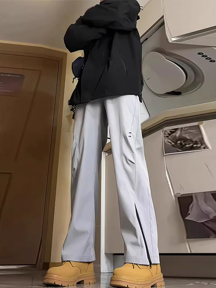 Outdoor Softell Men's Casual Pants Zipper Straight Leg Flared Legs Autumn Leisure Straight Leg Trousers Waterproof
Outdoor Softell Men's Casual Pants Zipper Straight Leg Flared Legs Autumn Leisure Straight Leg Trousers Waterproof