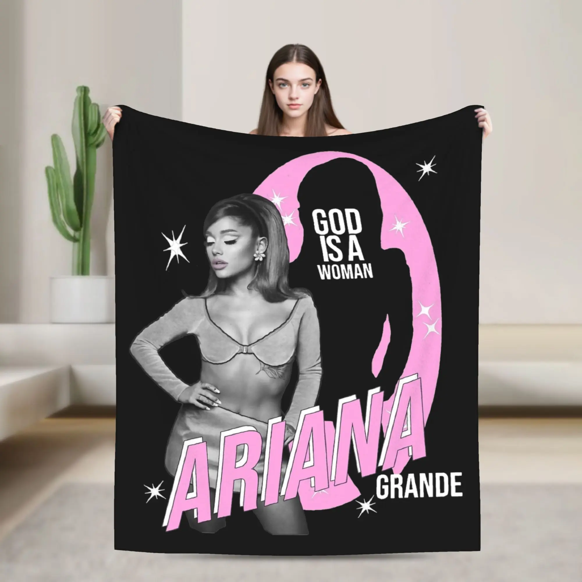 Ari 50s Ariana Blanket Coral Fleece Plush Grande Music Warm Throw Blanket for Outdoor Travel Bed Rug
Ari 50s Ariana Blanket Coral Fleece Plush Grande Music Warm Throw Blanket for Outdoor Travel Bed Rug