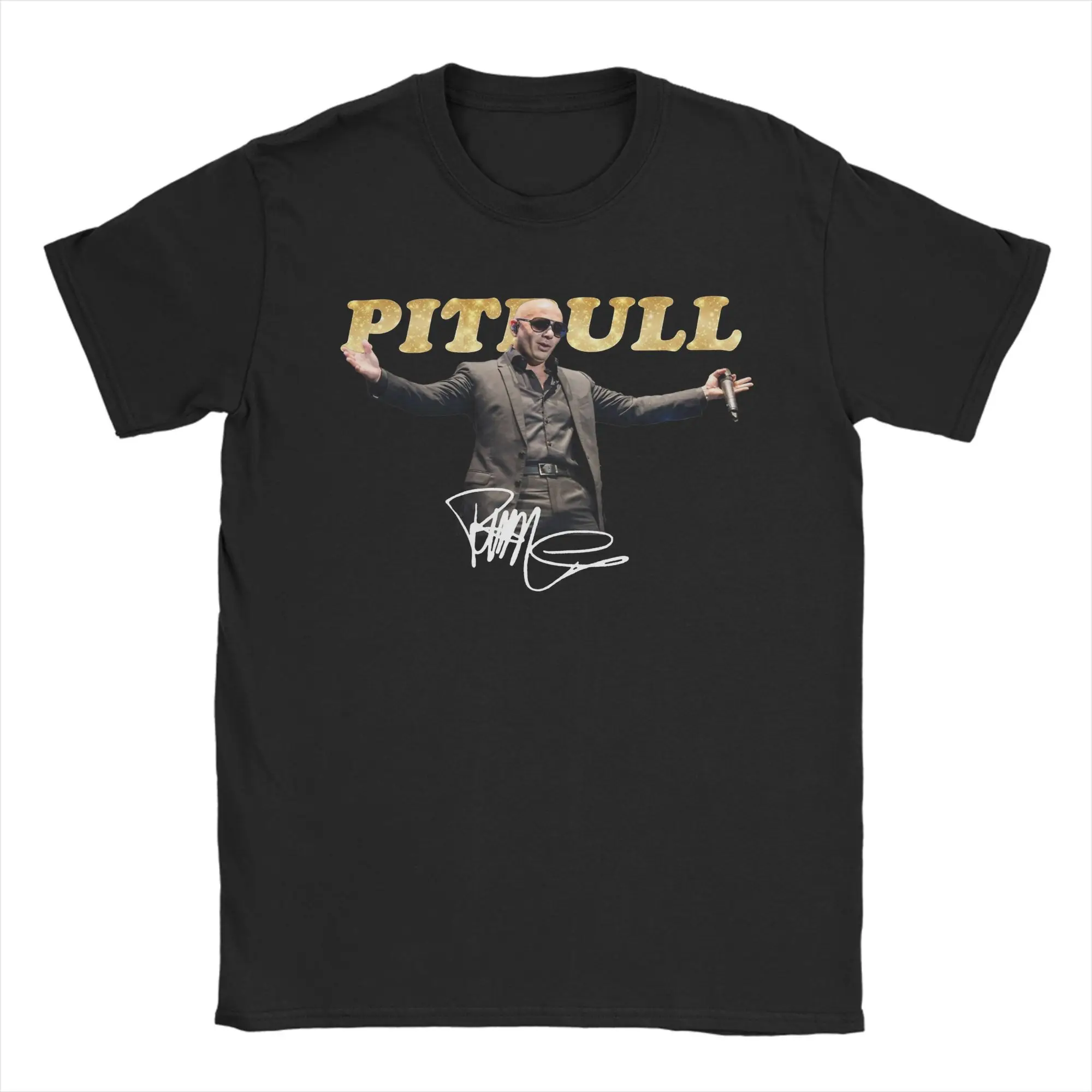 Pitbull Rapper With Signature Tour Pure Cotton T-Shirt For Men Beach T Shirts Breathable Popular Tees Plus Size Design Tops
Pitbull Rapper With Signature Tour Pure Cotton T-Shirt For Men Beach T Shirts Breathable Popular Tees Plus Size Design Tops