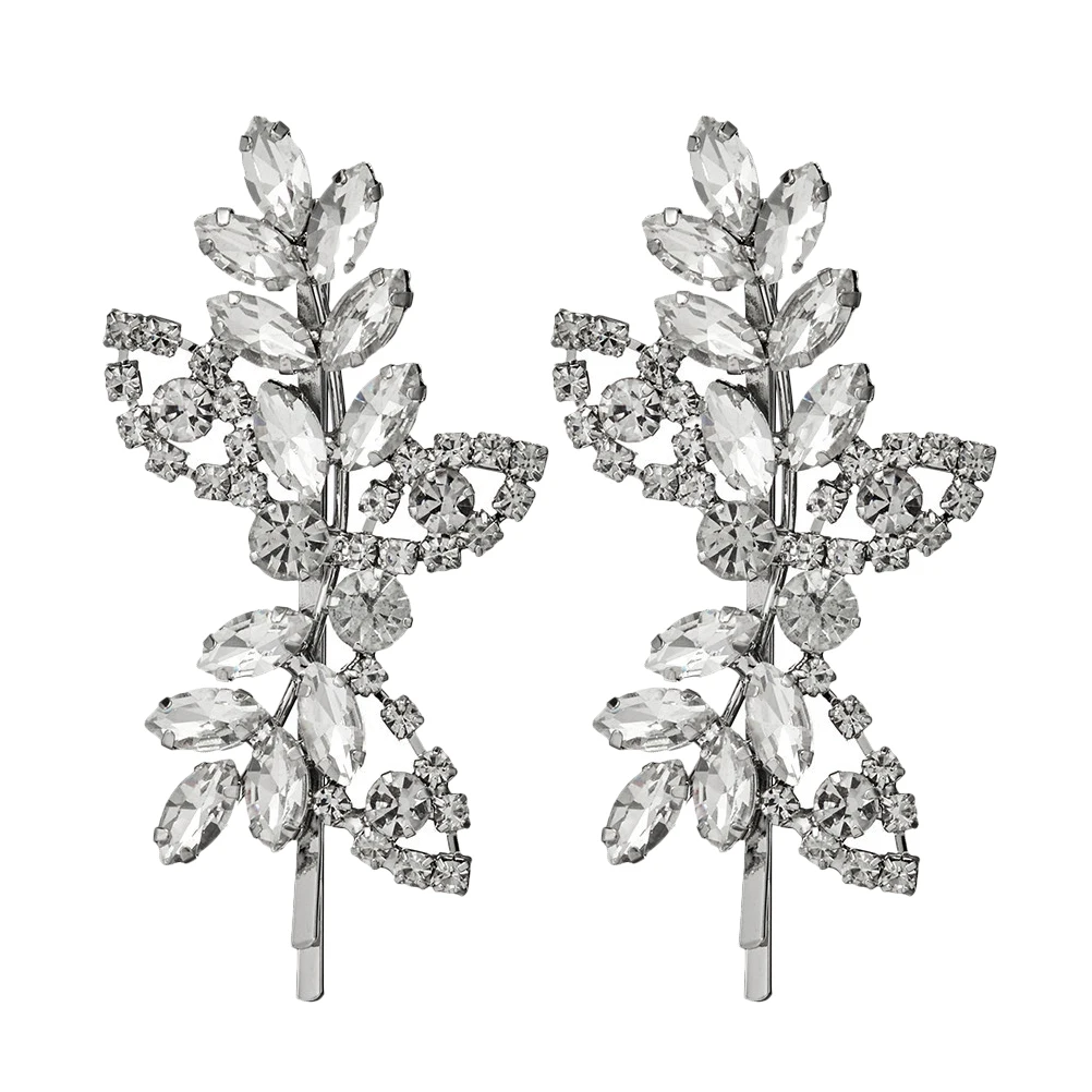 2 Pcs Rhinestone Hair Clips Design for Women Girls Wedding Party Accessories Hair Decorations
2 Pcs Rhinestone Hair Clips Design for Women Girls Wedding Party Accessories Hair Decorations