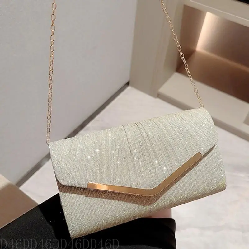 D46D Lady Wedding Clutches Cocktail Shoulder Bag Women Formal Evening Bag Party Banquet Glitter Purse Handbag Envelope Bag
D46D Lady Wedding Clutches Cocktail Shoulder Bag Women Formal Evening Bag Party Banquet Glitter Purse Handbag Envelope Bag