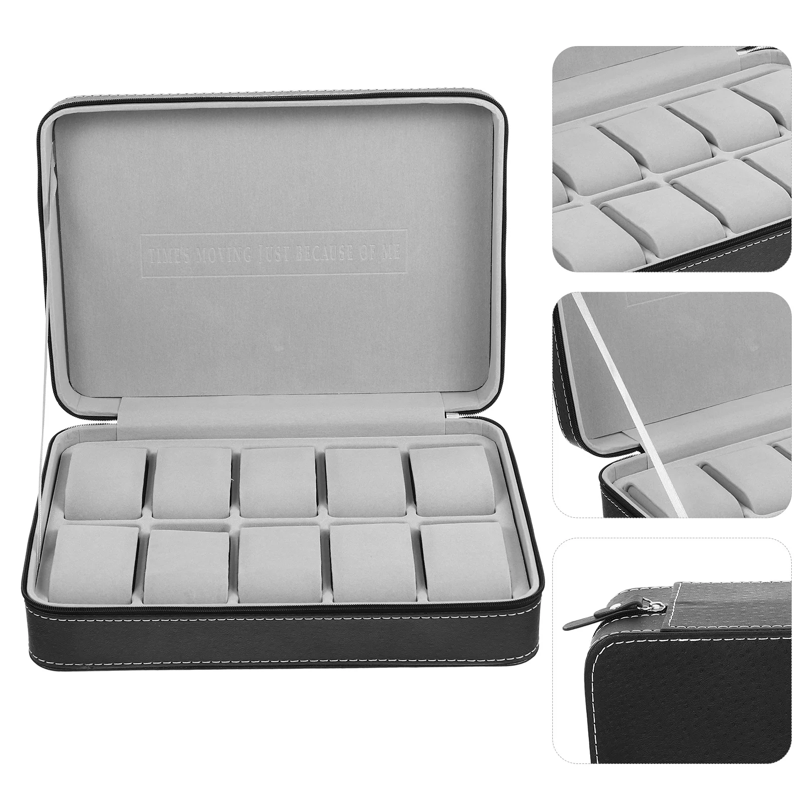 watch box decorative watch case zipper closure watch case watch display box watch container convenient watch box 
watch box decorative watch case zipper closure watch case watch display box watch container convenient watch box