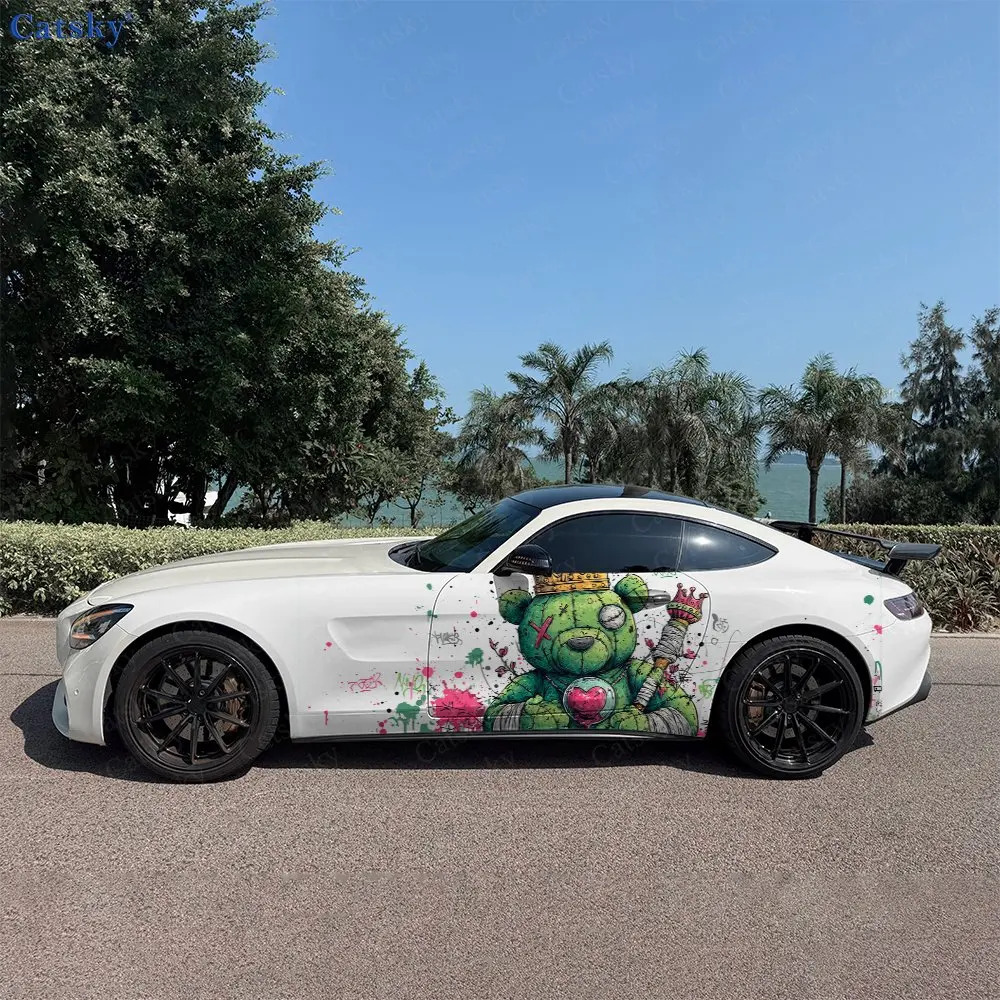 2pcs Trendy Bear Scepter, Durable, Fade-resistant, Enhance Vehicle Aesthetics With Bold Artistic Design Car Vinyl Wraps
2pcs Trendy Bear Scepter, Durable, Fade-resistant, Enhance Vehicle Aesthetics With Bold Artistic Design Car Vinyl Wraps