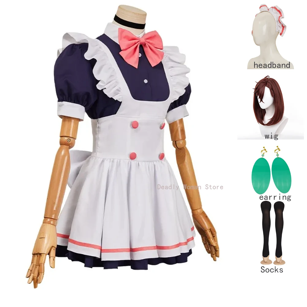 Anime DAN DA DAN Ayase Momo Cosplay Maid Wig Sexy Dress Halloween Party Outfits for Women SIZE S-2XL
Anime DAN DA DAN Ayase Momo Cosplay Maid Wig Sexy Dress Halloween Party Outfits for Women SIZE S-2XL